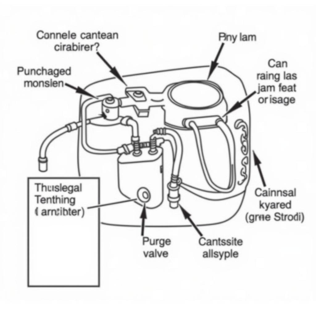 VW Passat EVAP System Diagram