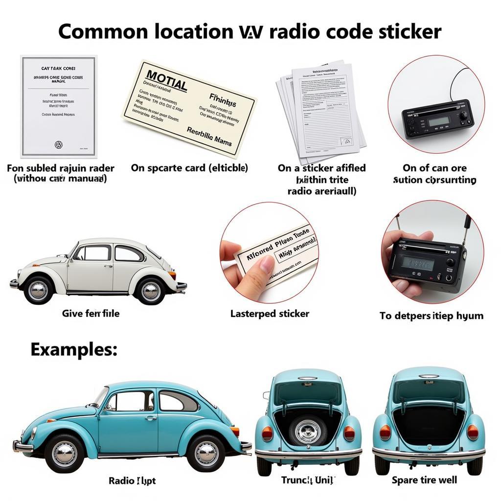 VW Radio Code Location