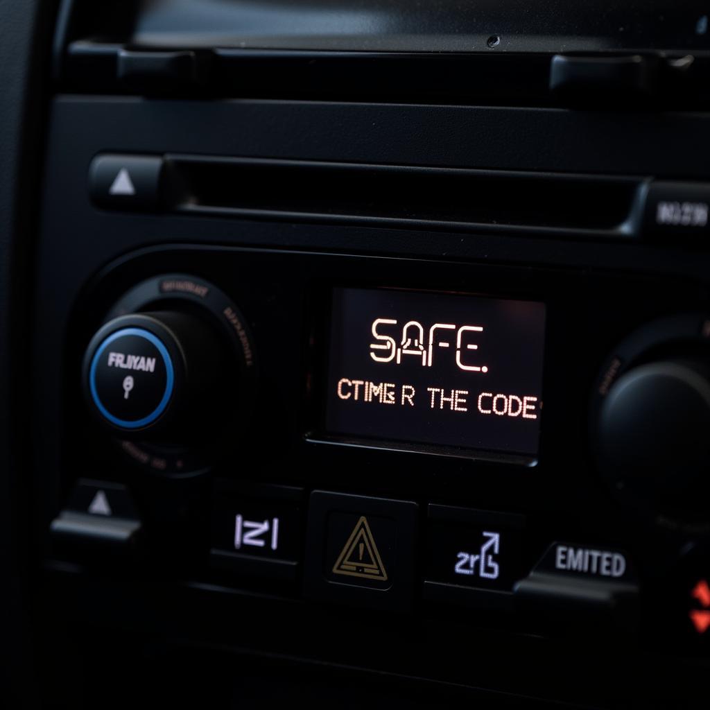 VW Radio Safe Code Display