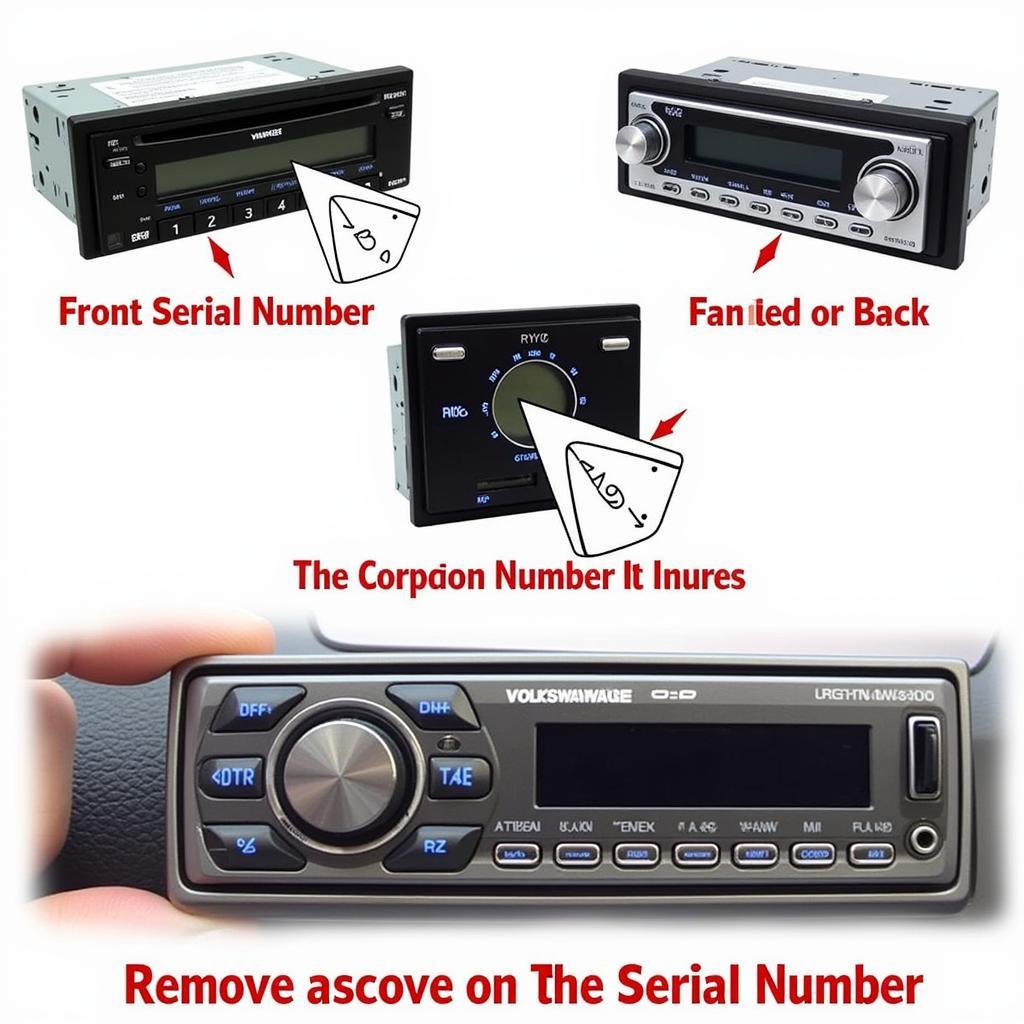 Finding VW Radio Serial Number