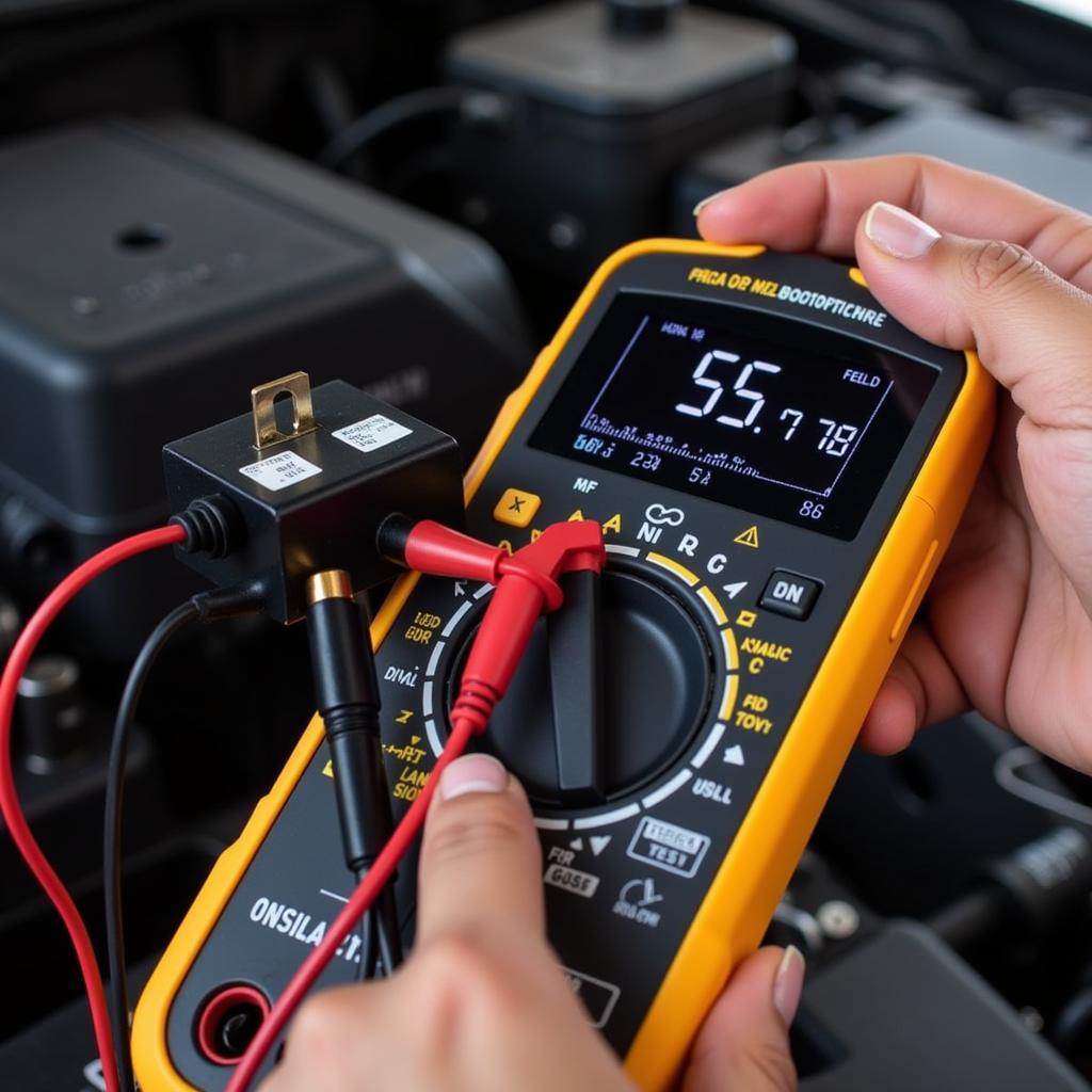 Testing the Fuel Pump Relay with a Multimeter