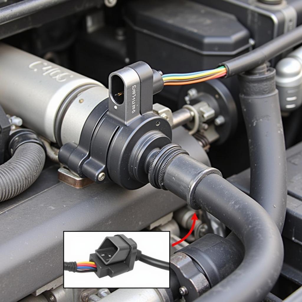 00515 VCDS Fault Code: G40 Sensor Location on a Typical Engine