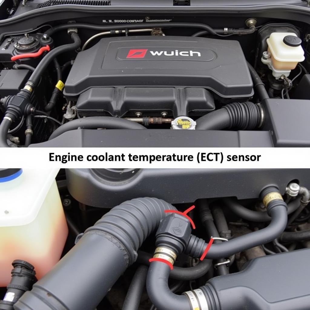 2000 Audi P0116 Code: ECT Sensor Location