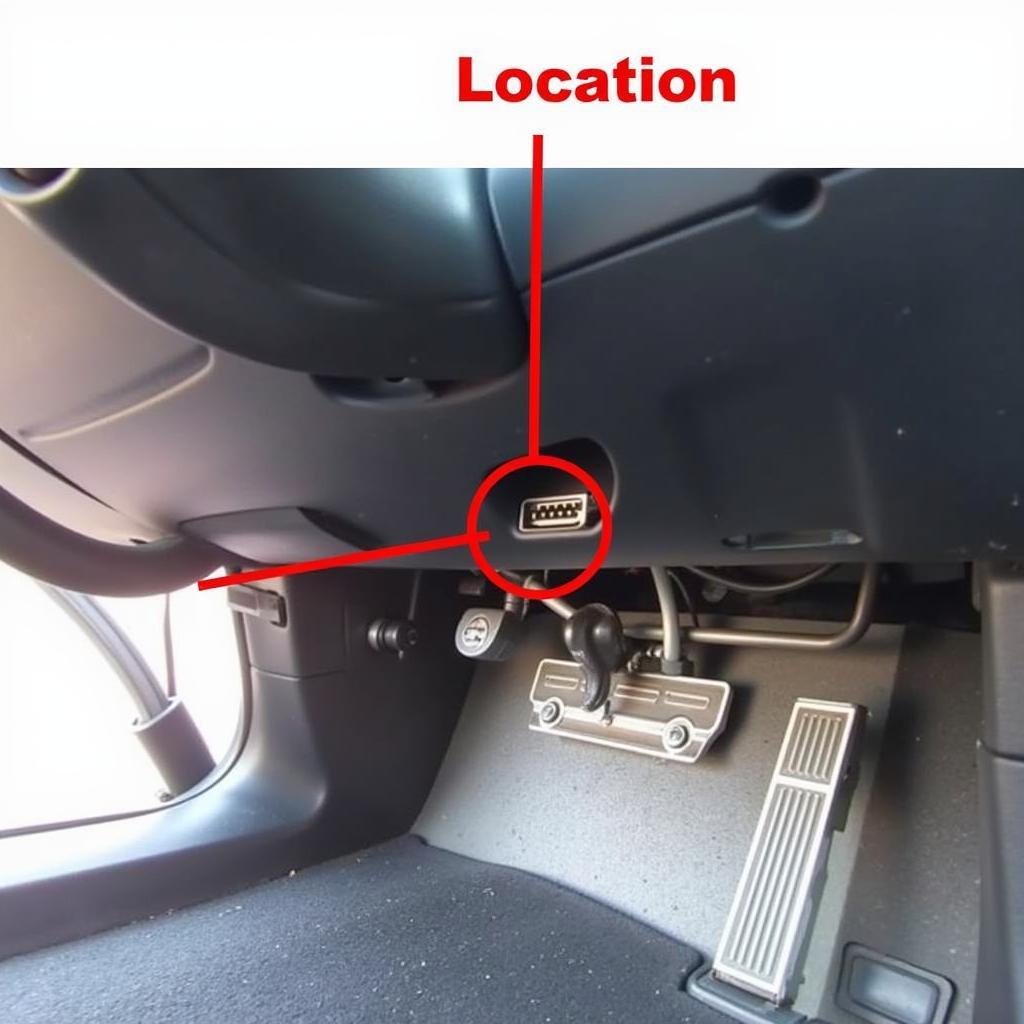 OBD-II Port Location in a 2000 VW Beetle