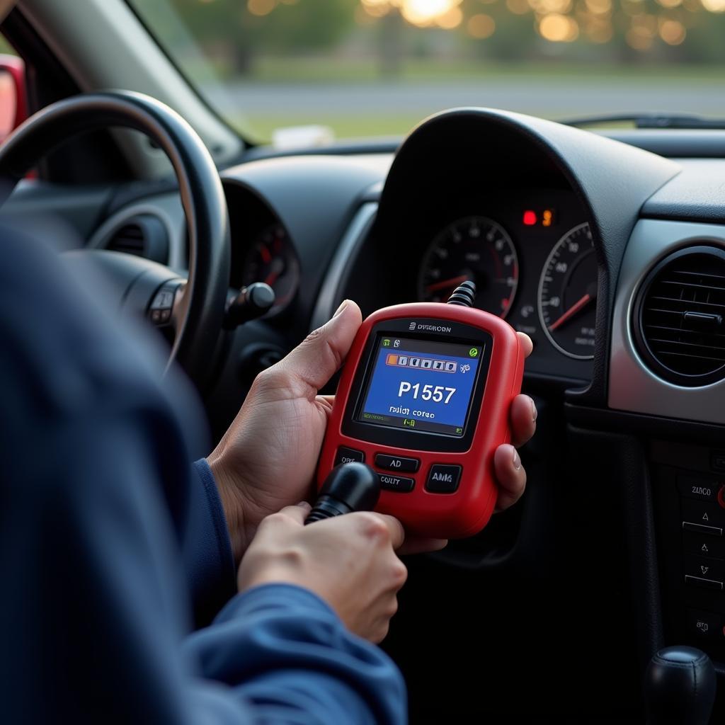 Diagnostic Scan for P1557 on a 2000 VW Beetle