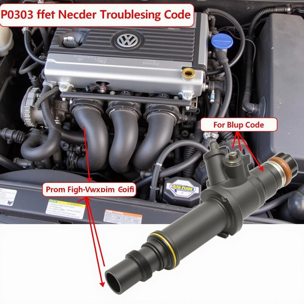 2002 VW Passat Fuel Injector Replacement for P0303