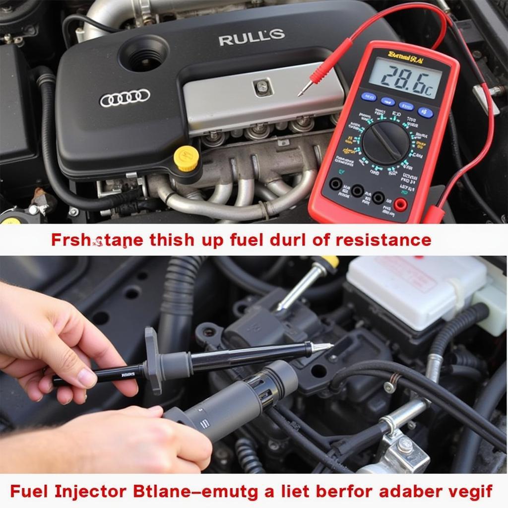 Testing Fuel Injectors on a 2004 Audi A4 1.8T