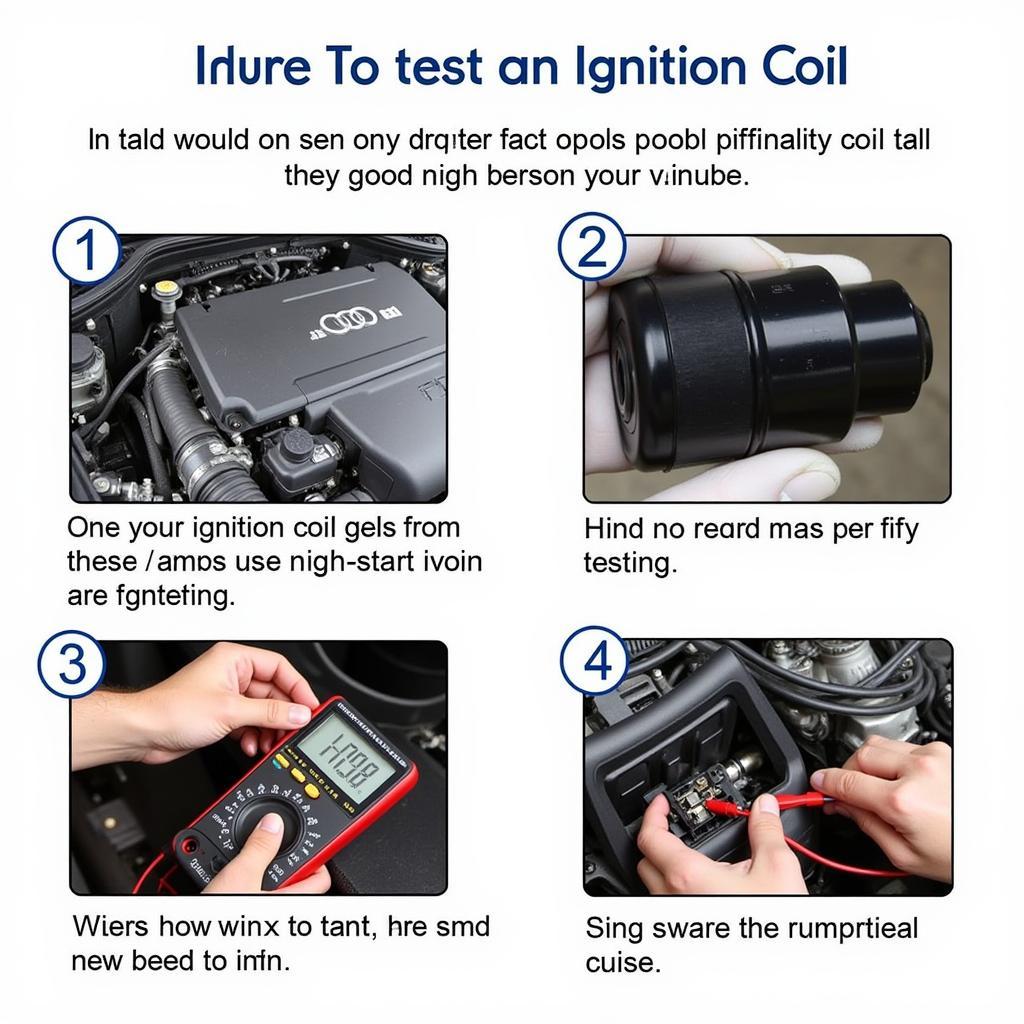 Testing ignition coils on a 2004 Audi A4 1.8T