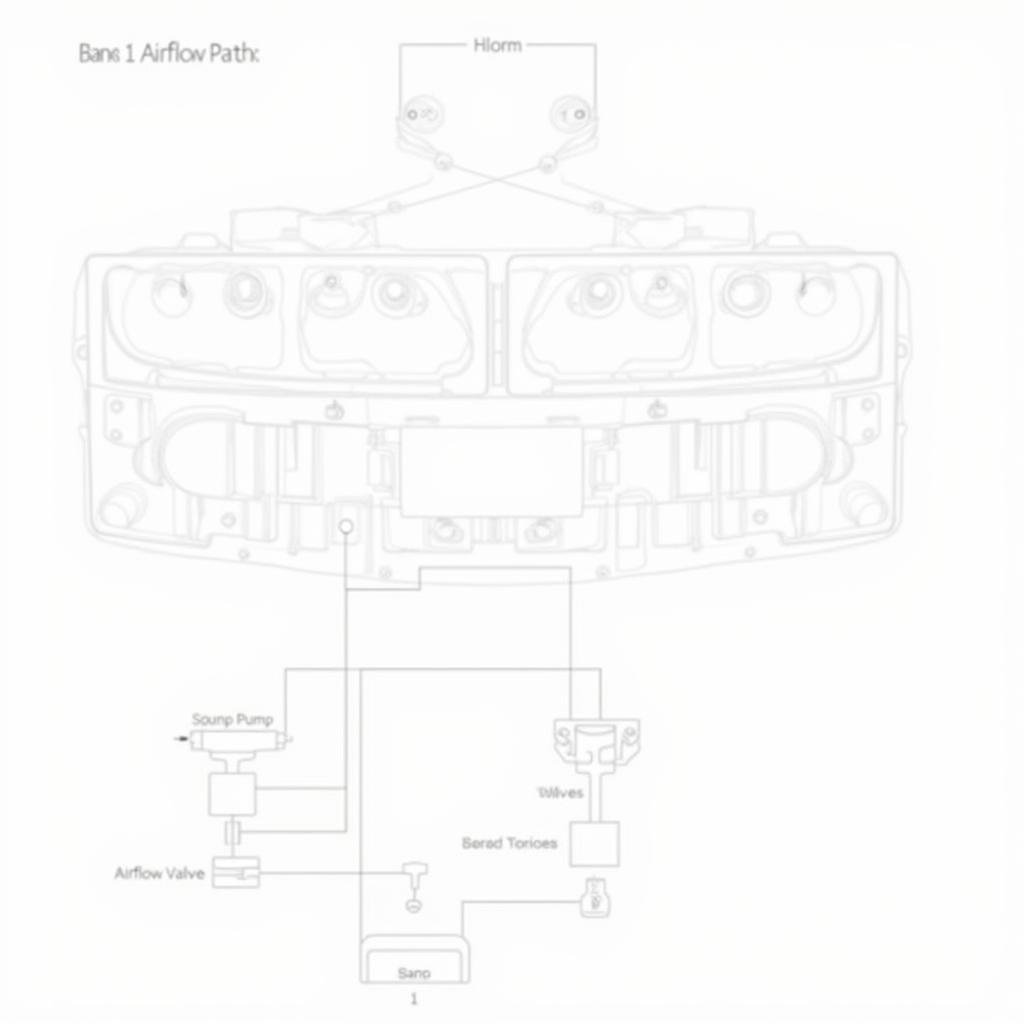 2004 VW Touareg P0491: Diagram of the Secondary Air Injection System