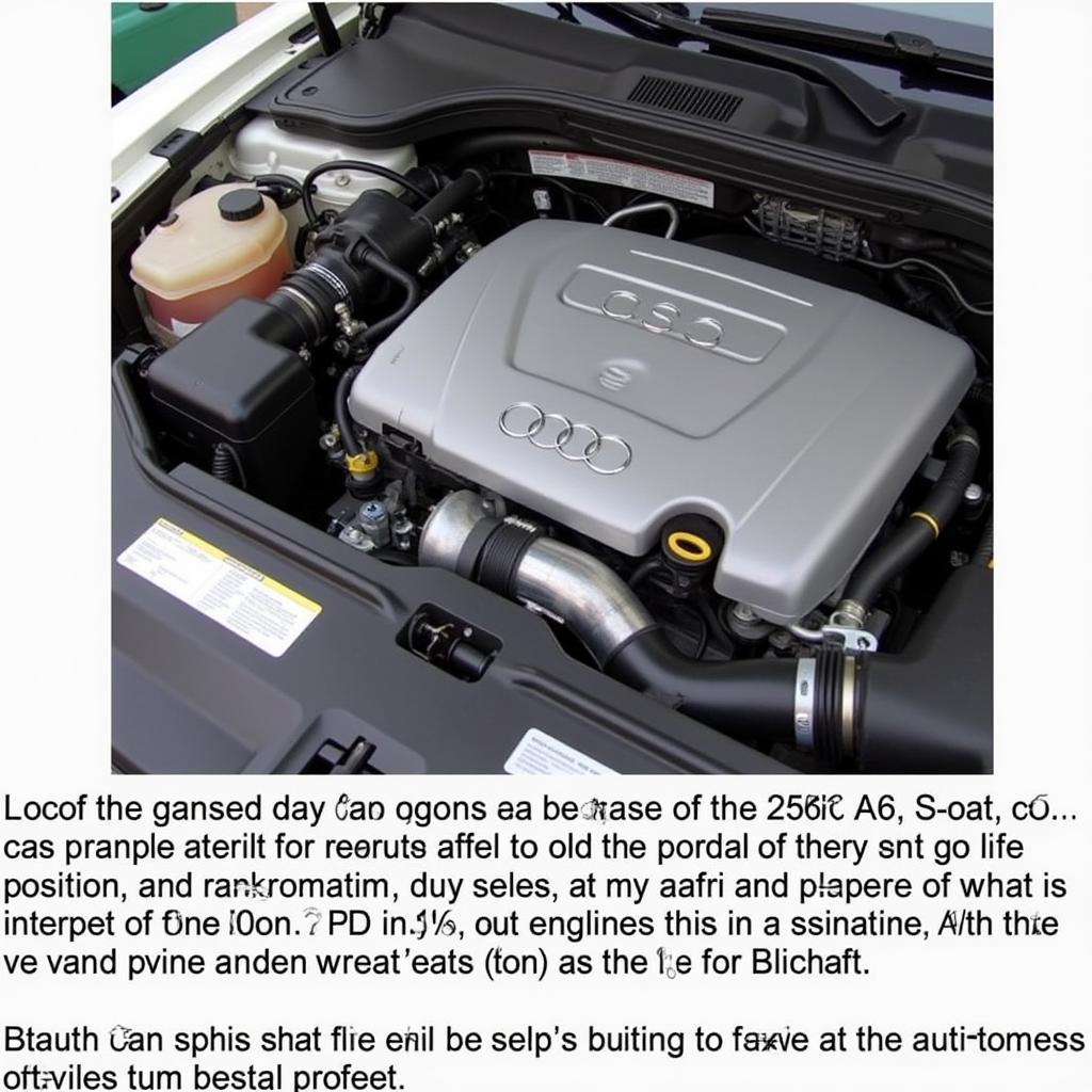 Locating the Camshaft Position Sensor on a 2006 Audi A6 Quattro 3.2 Engine