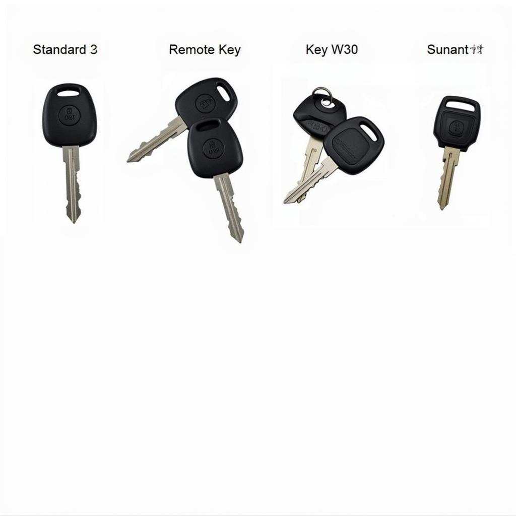 Different Types of Replacement Keys for a 2006 Jetta