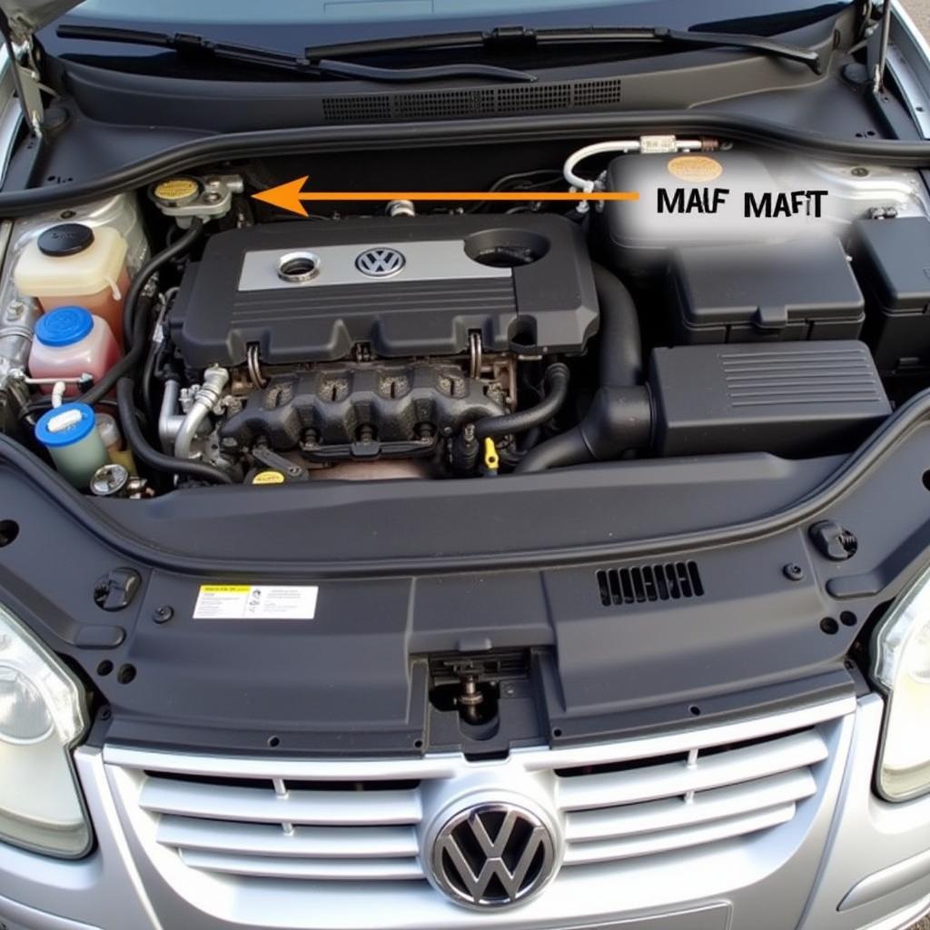 2006 VW Jetta TDI MAF Sensor Location