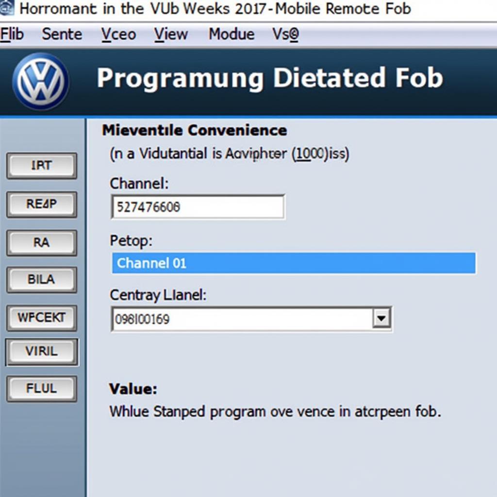 VCDS Software for Remote Fob Programming on a 2007 VW Jetta