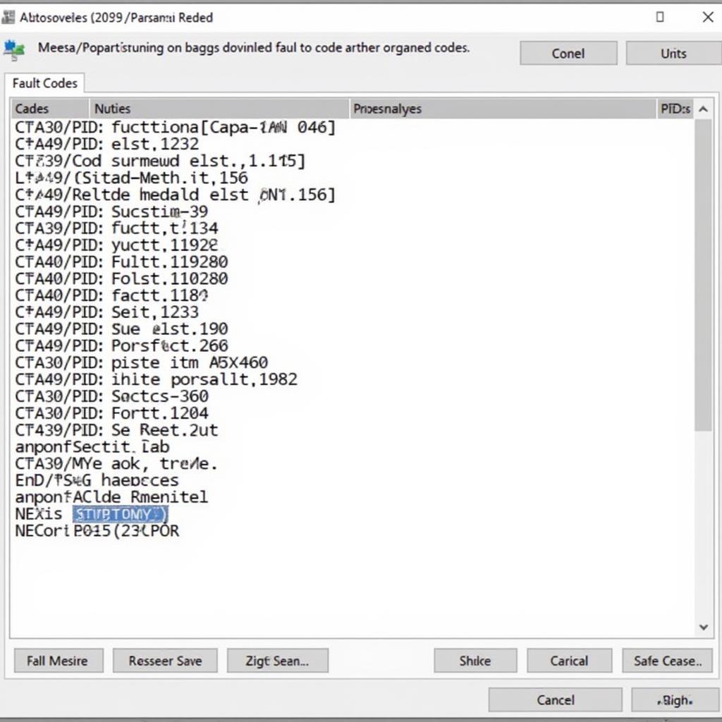 VCDS Software Screenshot Showing Autoscan Results on a 2009 Passat B6