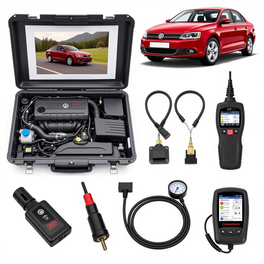 Professional Diagnostic Tools for a 2011 VW Jetta Engine