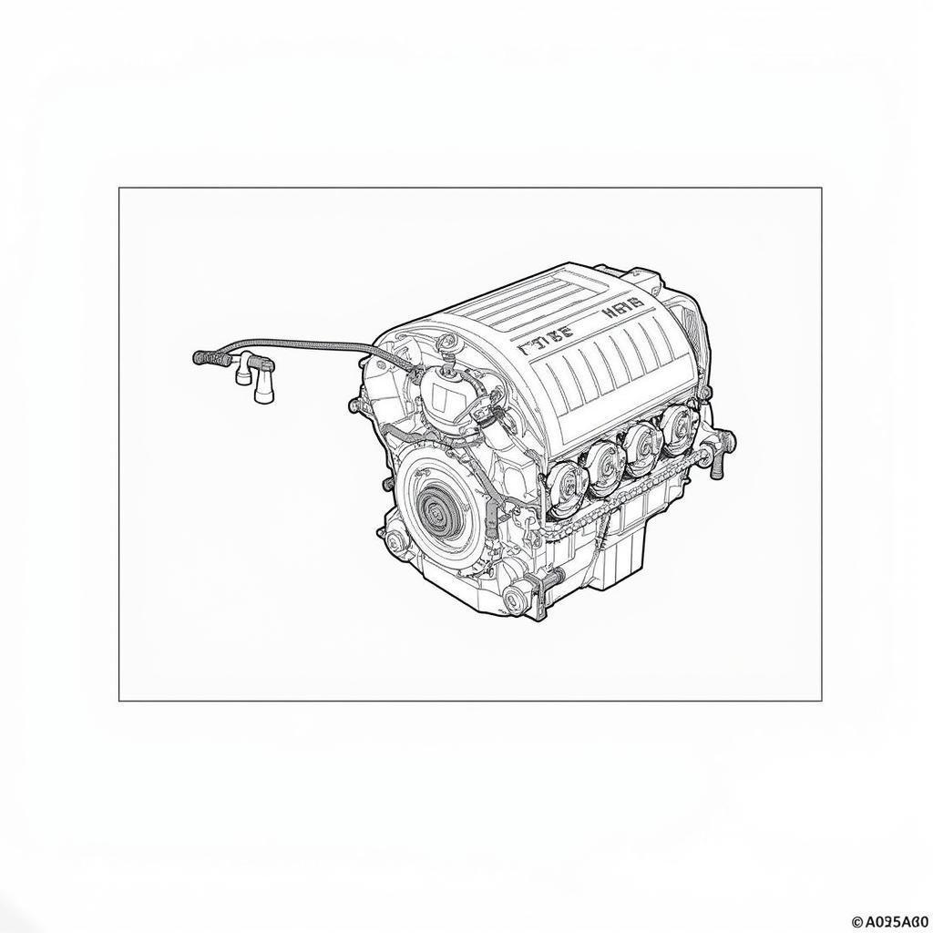 Engine Diagram Showing Crankshaft and Camshaft Sensors