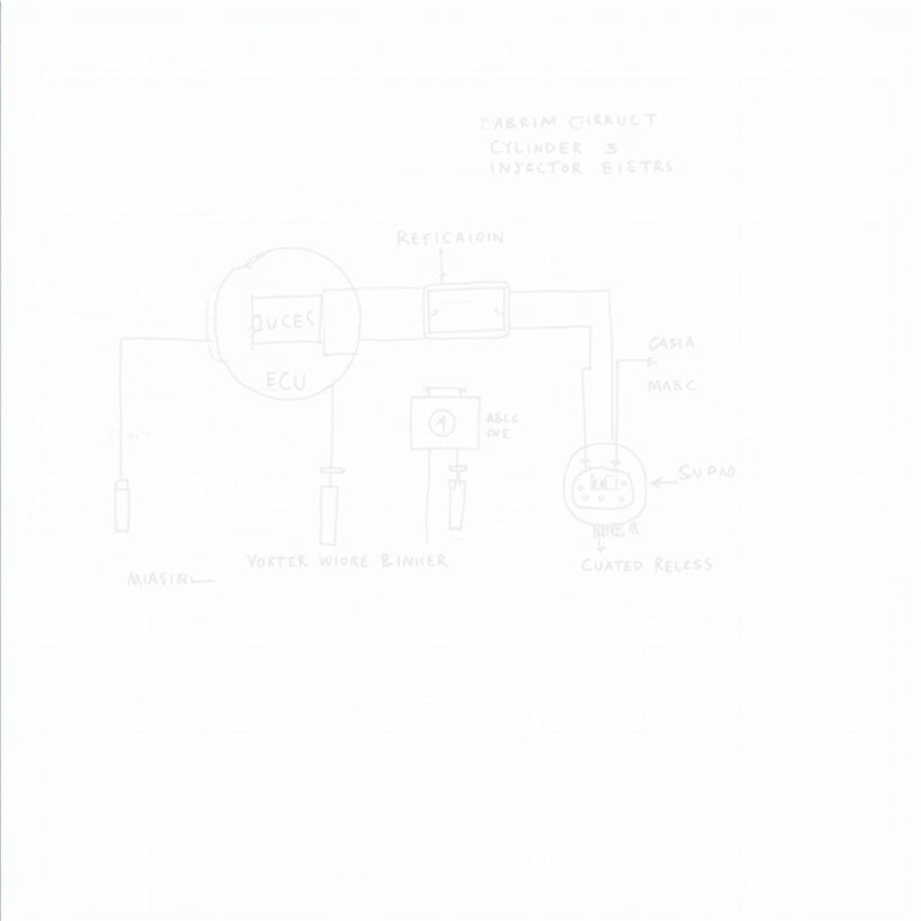 Wiring Diagram for the 2012 VW Turbo 2.0 Fuel Injector Circuit