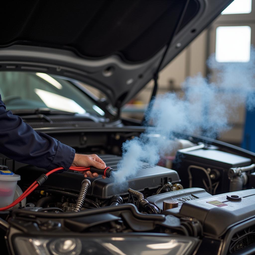 2013 Audi A4 V6 Vacuum Leak Check