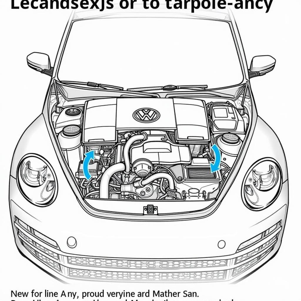 2013 VW Beetle Engine Bay Maintenance