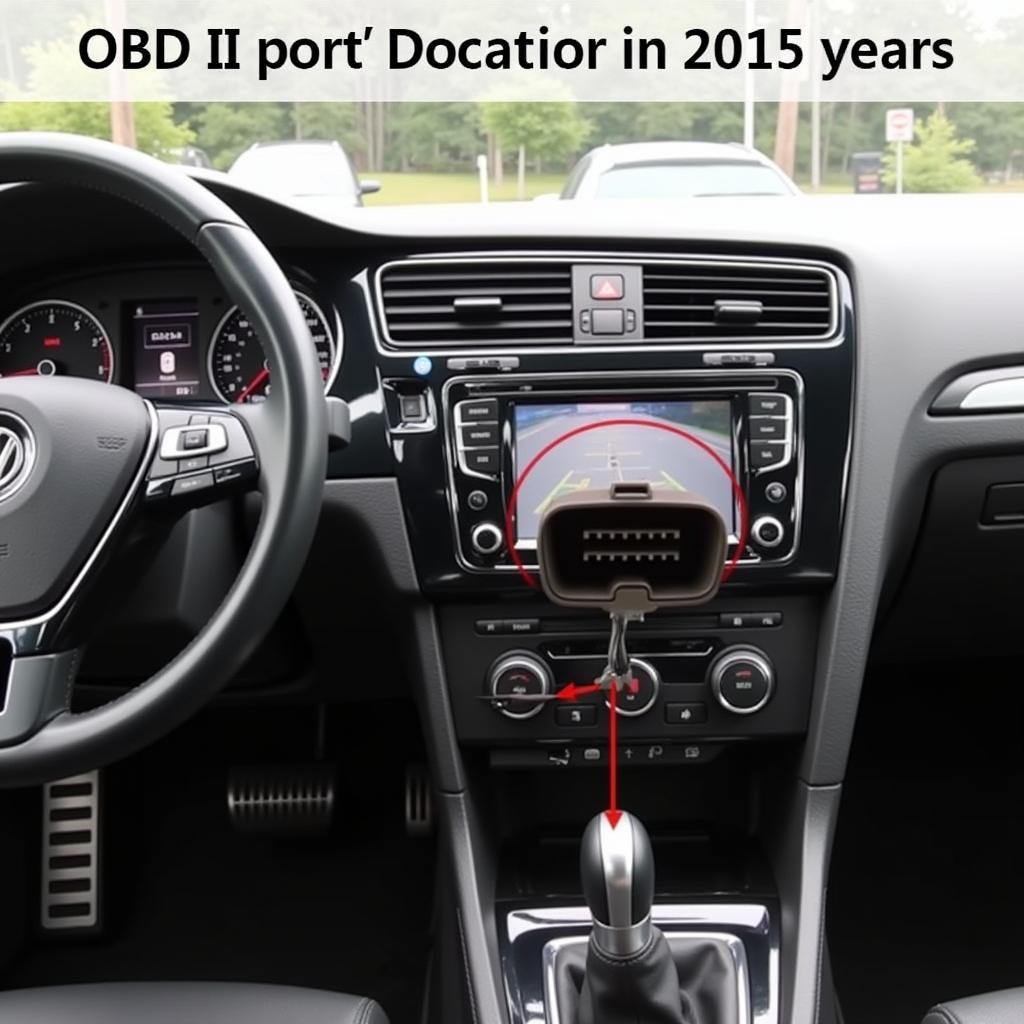 2015 Jetta VCDS Diagnostic Port Location