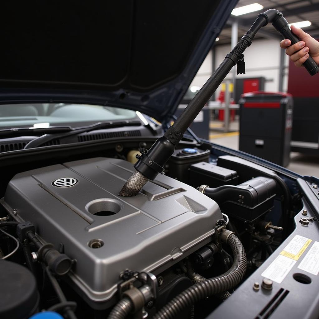 Cleaning the DPF on a 2015 VW TDI Engine