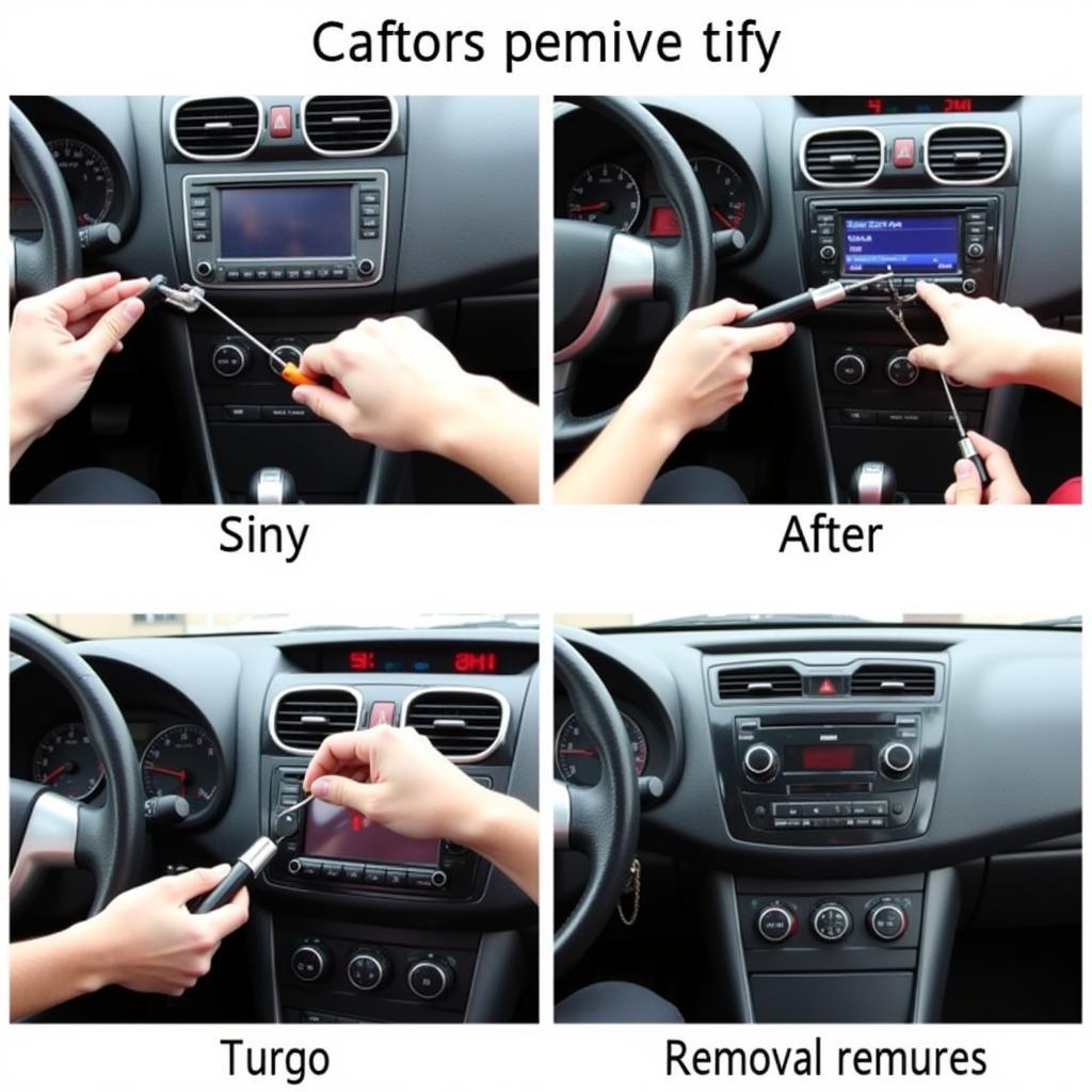 Removing the 96 VW Cabrio Radio for Code Retrieval