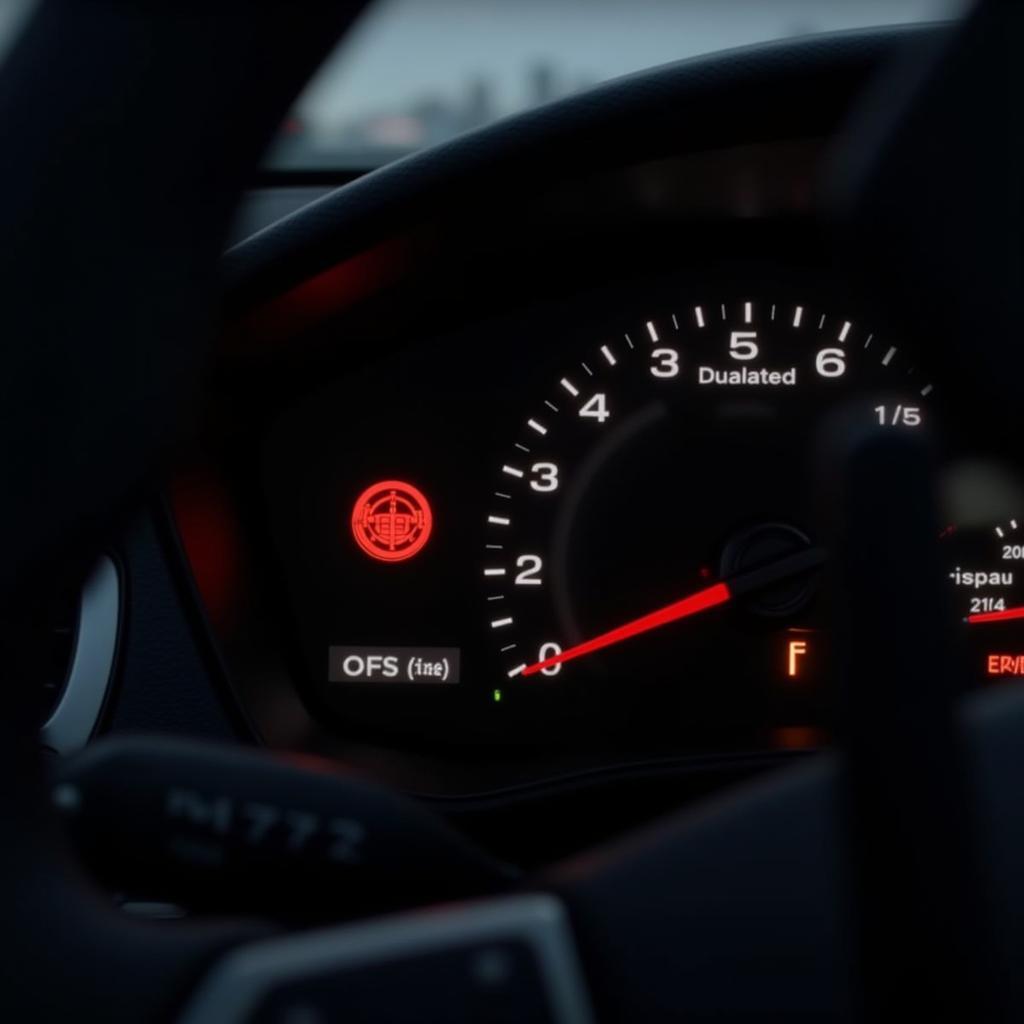 Activated Cruise Control Dashboard Indicator