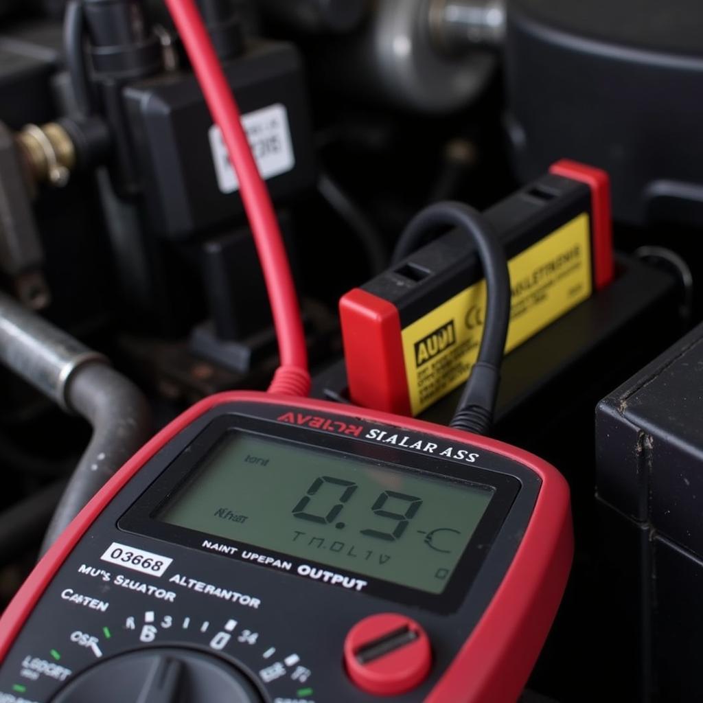 Testing Alternator Voltage with a Multimeter