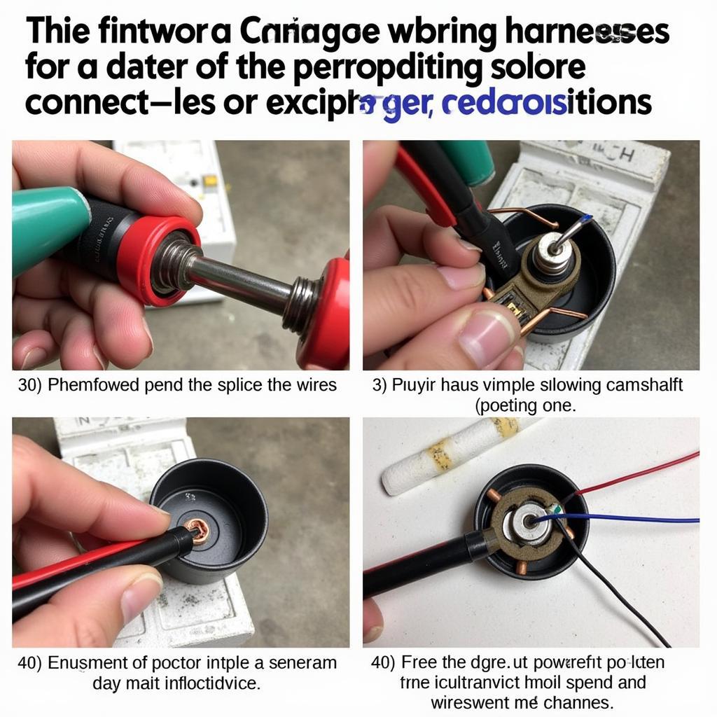 Repairing Damaged Wiring Harness for Audi Camshaft Position Sensor