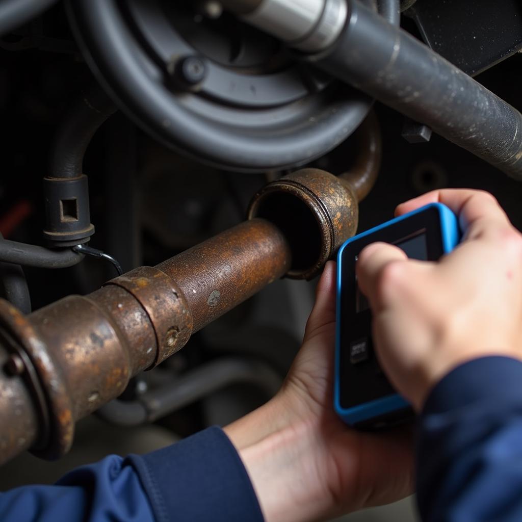 Inspecting an Audi 1.8T Catalytic Converter