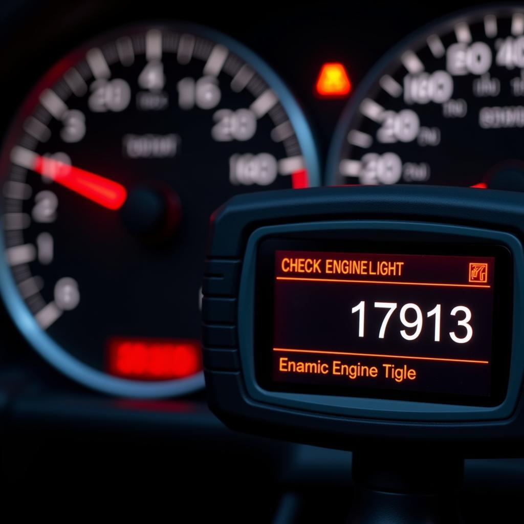 Audi Dashboard Showing 17913 Code Warning Light