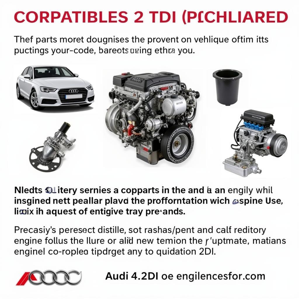 Audi 4.2 TDI Engine Parts