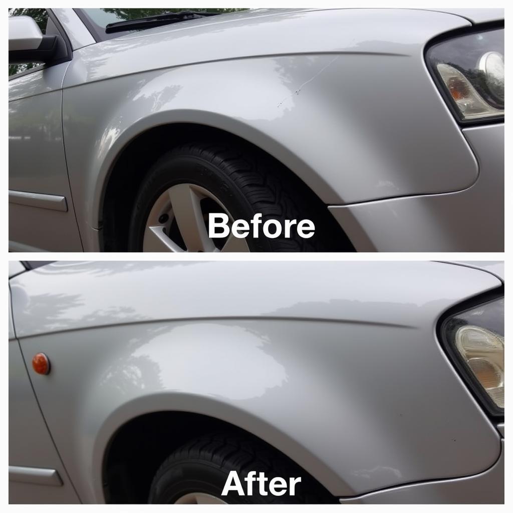 Audi A3 2006 Paint Repair Example