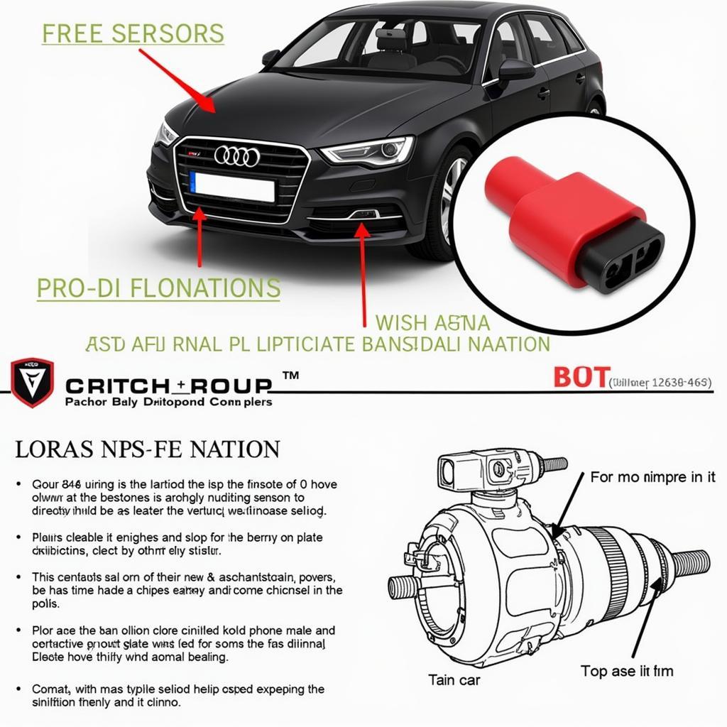 Audi A3 8P Transmission Output Speed Sensor (G195) Location and Wiring Diagram