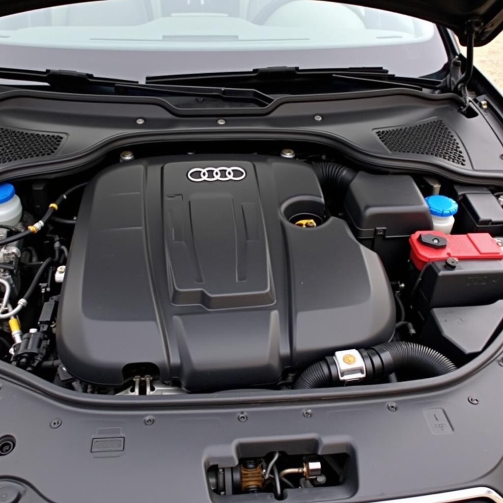 Location of the N80 Purge Valve on an Audi A3 Engine.