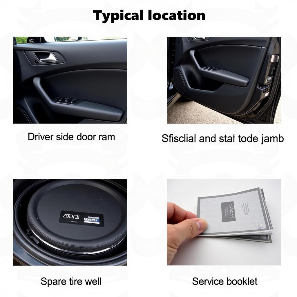 Audi A3 Silver Colour Code Location