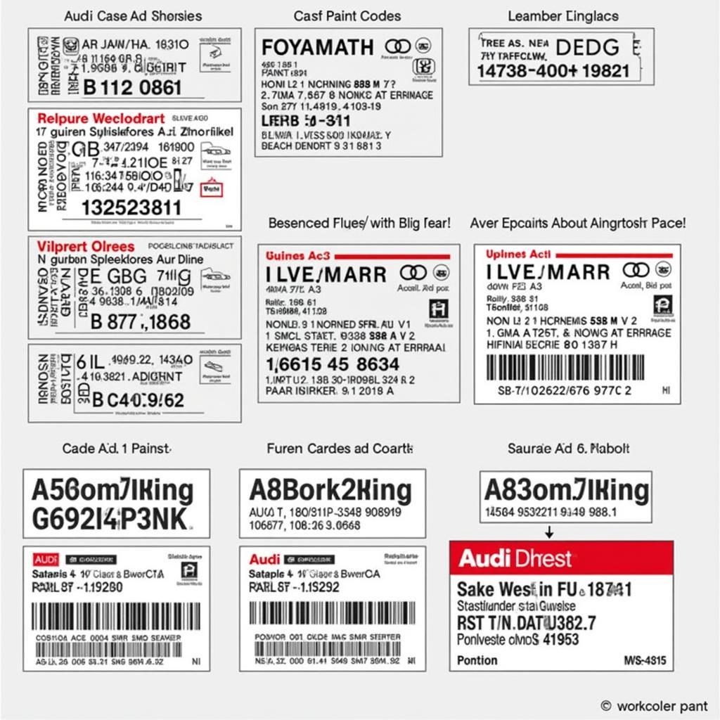 Audi A3 Silver Paint Code Examples