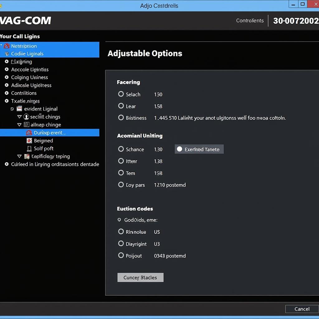 Audi A3 VAG-COM Lighting Settings Adjustment