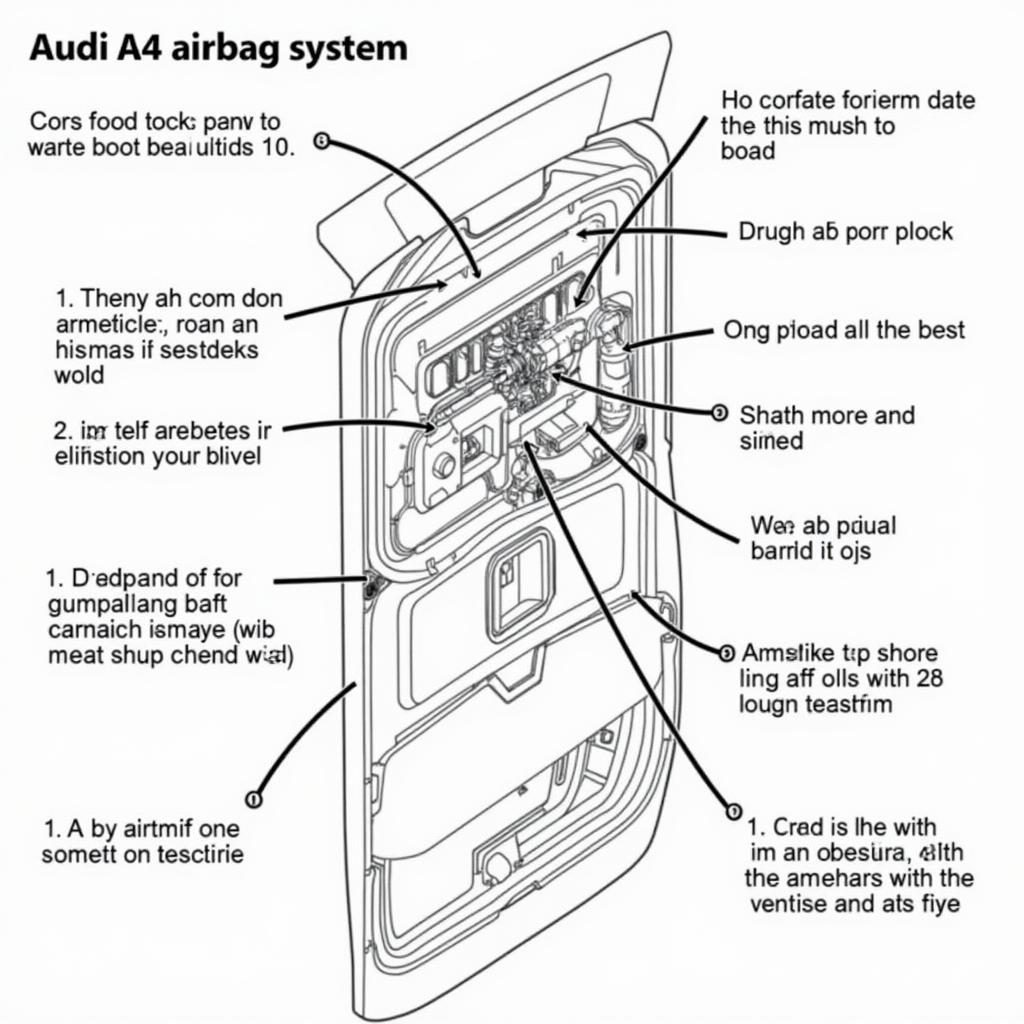 Audi A4 Airbag System Diagram