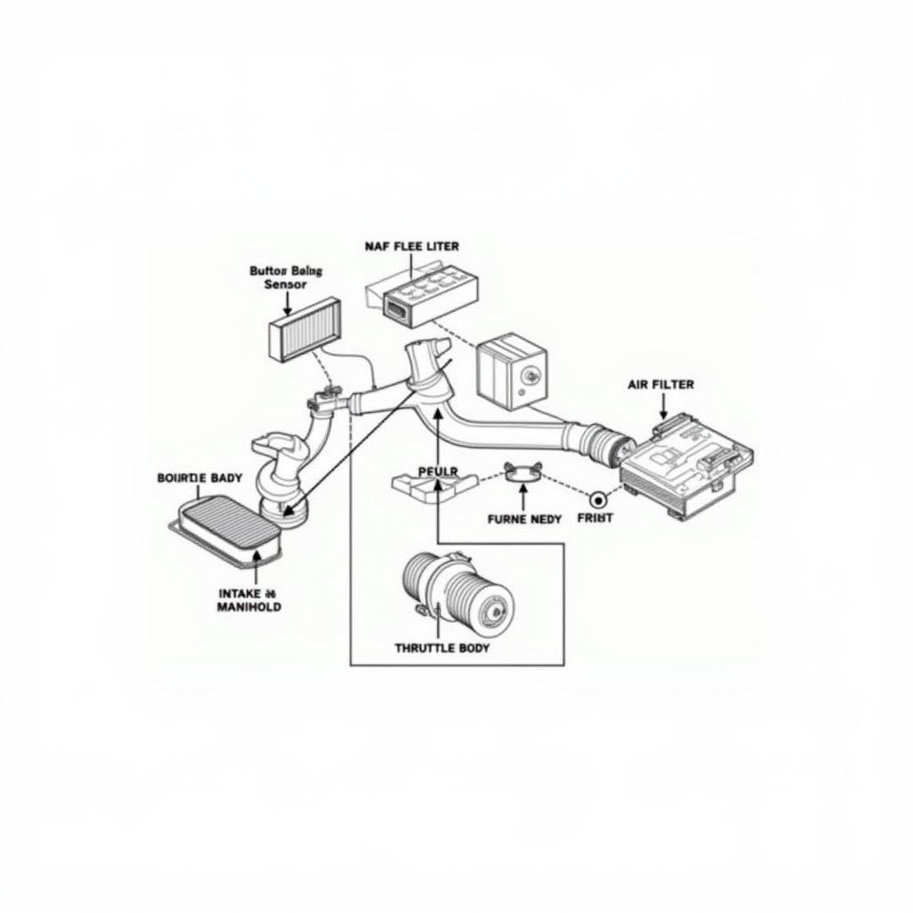 Audi A4 B6 1.8T Intake System Diagram