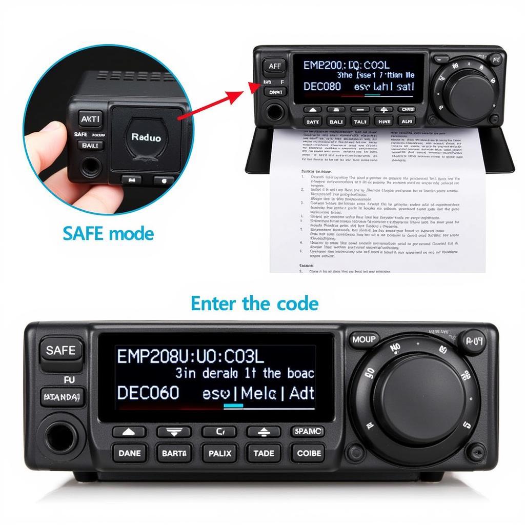 Entering Audi A4 B7 Radio Code