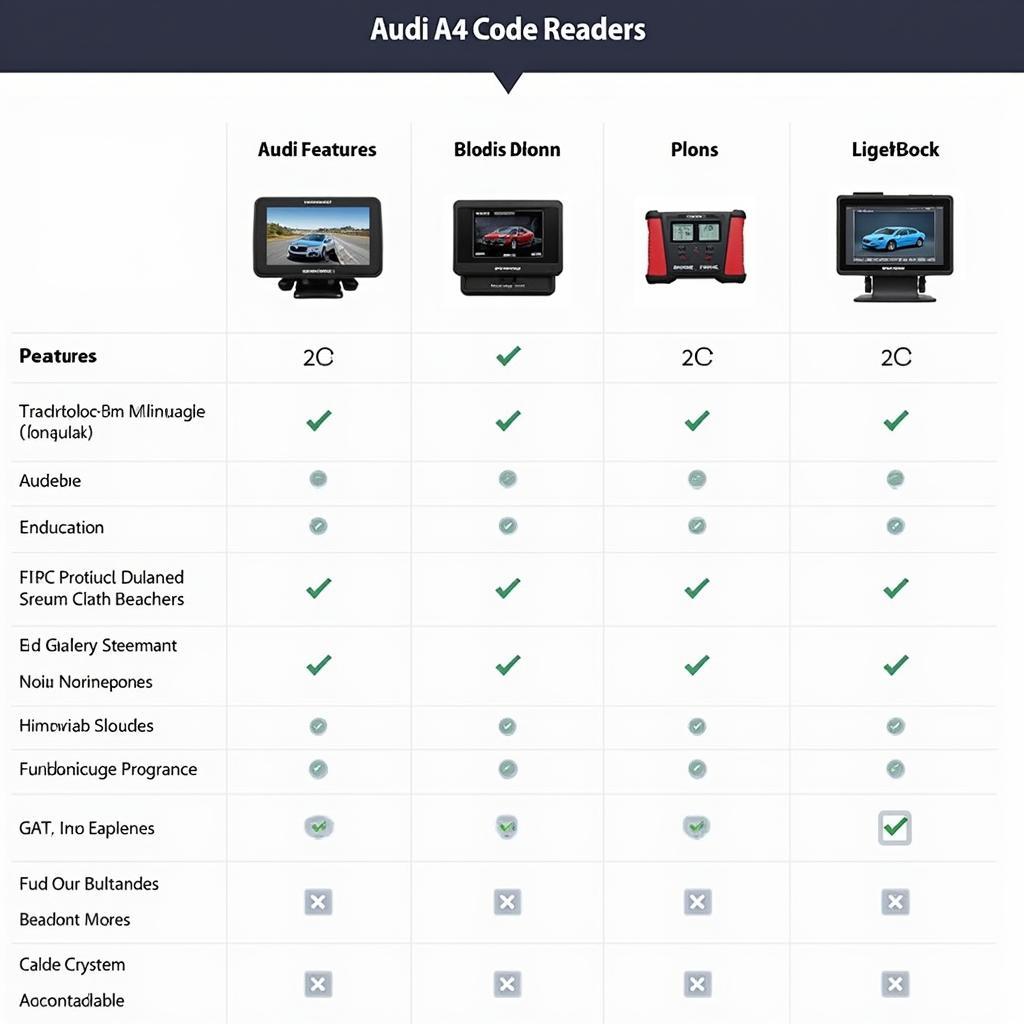 Comparison of Different Audi A4 Code Reader Types