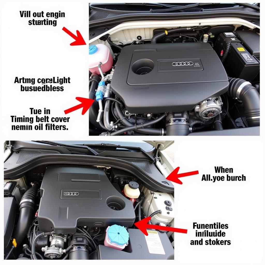 Audi A4 Engine Bay: Locating the Engine Code