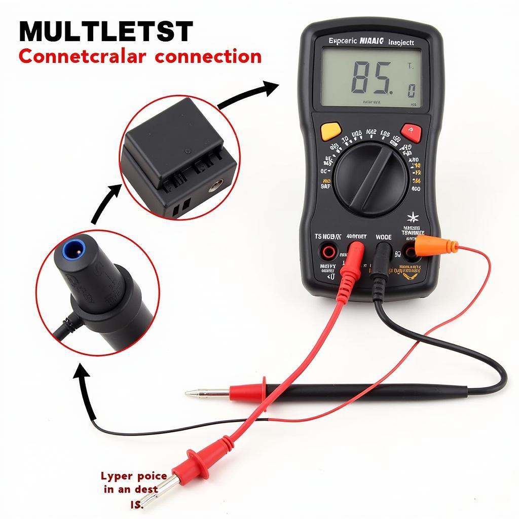 Testing the MAP sensor on an Audi A4 with a Multimeter