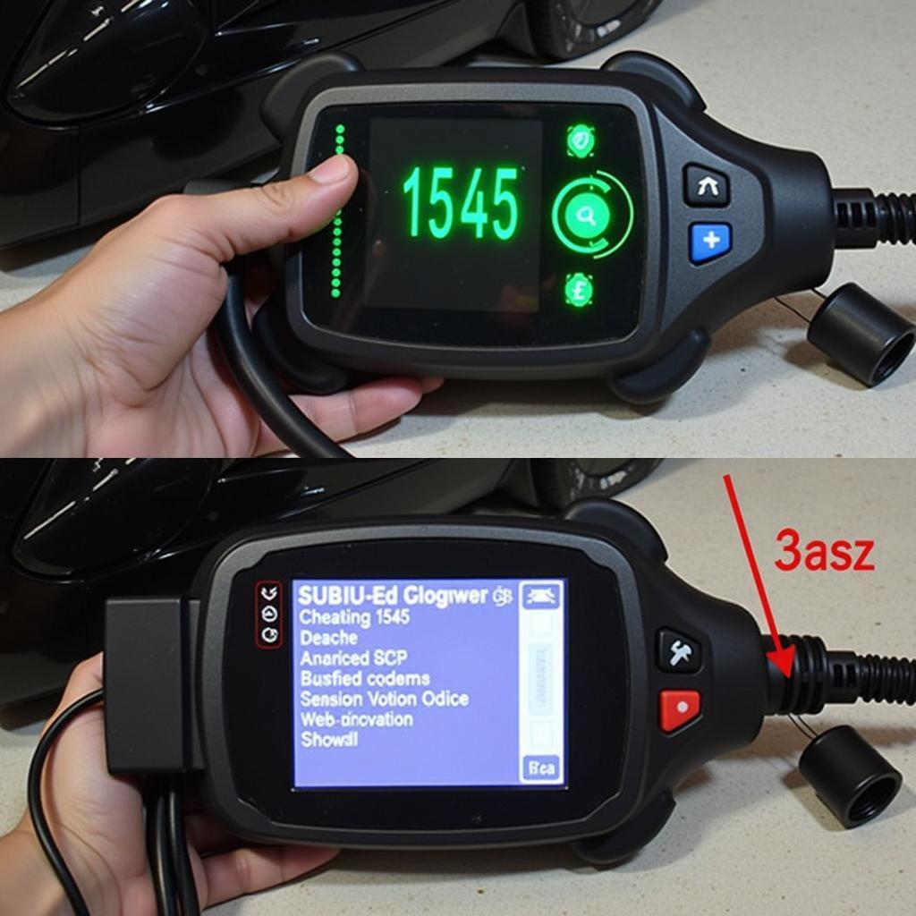 Using an OBD-II Scanner to Diagnose and Clear Audi A4 Code 1545