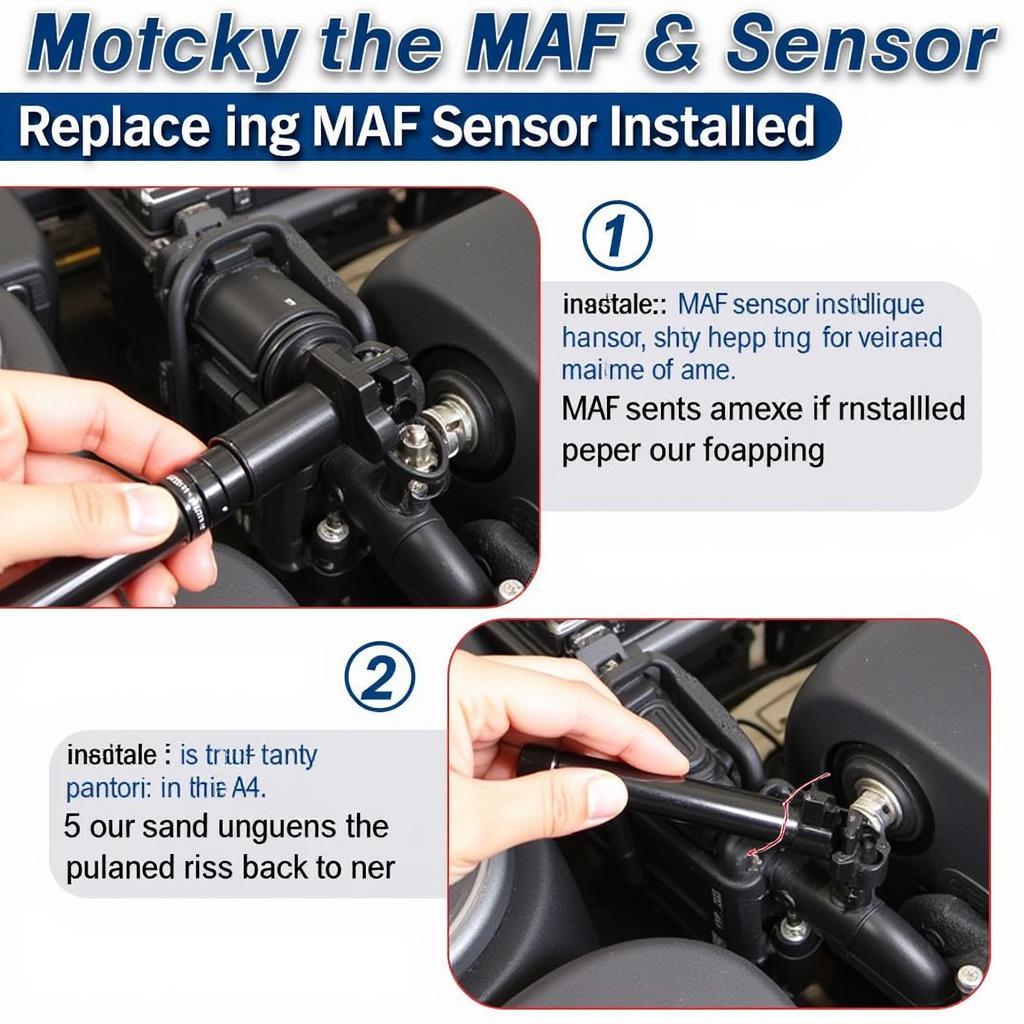 Replacing the MAF sensor on an Audi A4