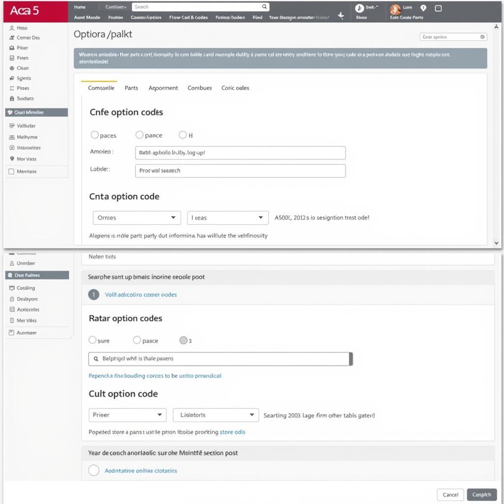 Ordering Audi A4 Parts with Option Codes