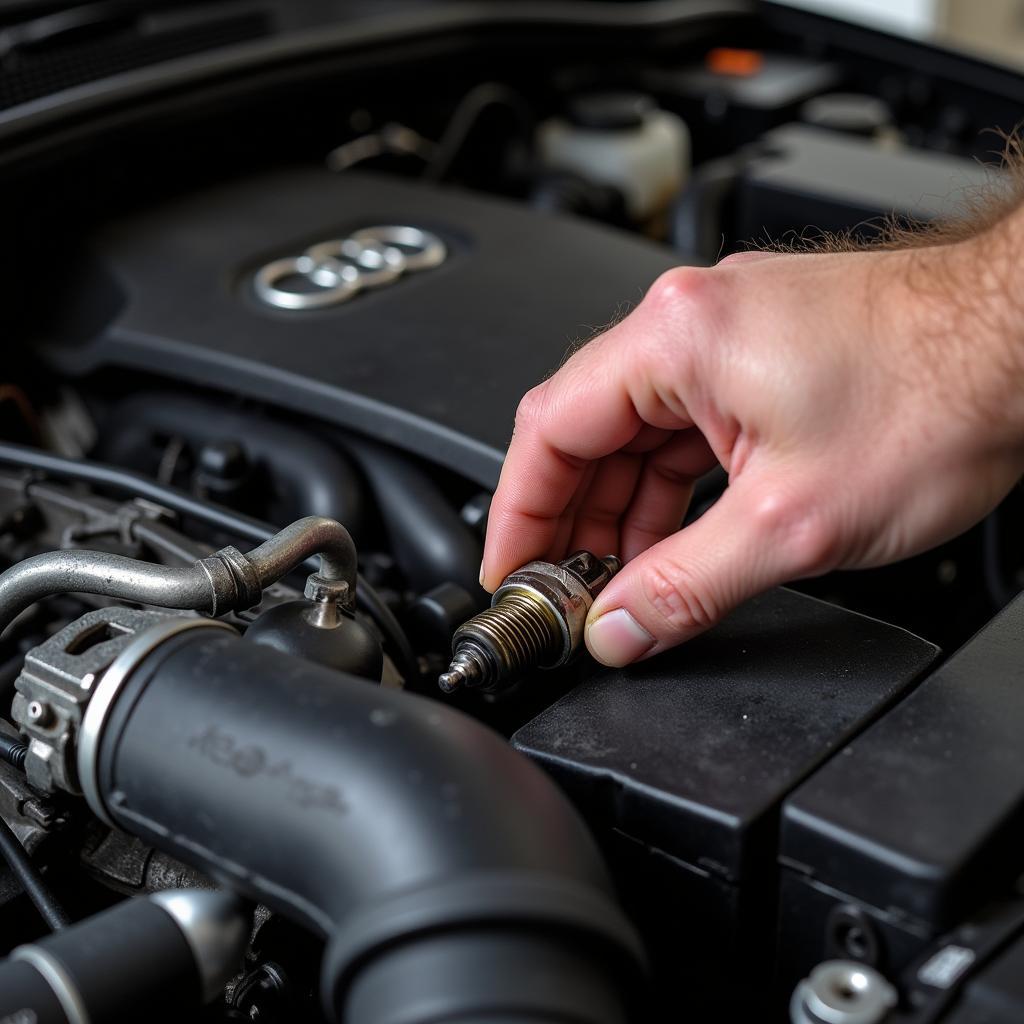 Replacing Spark Plugs in Audi A4