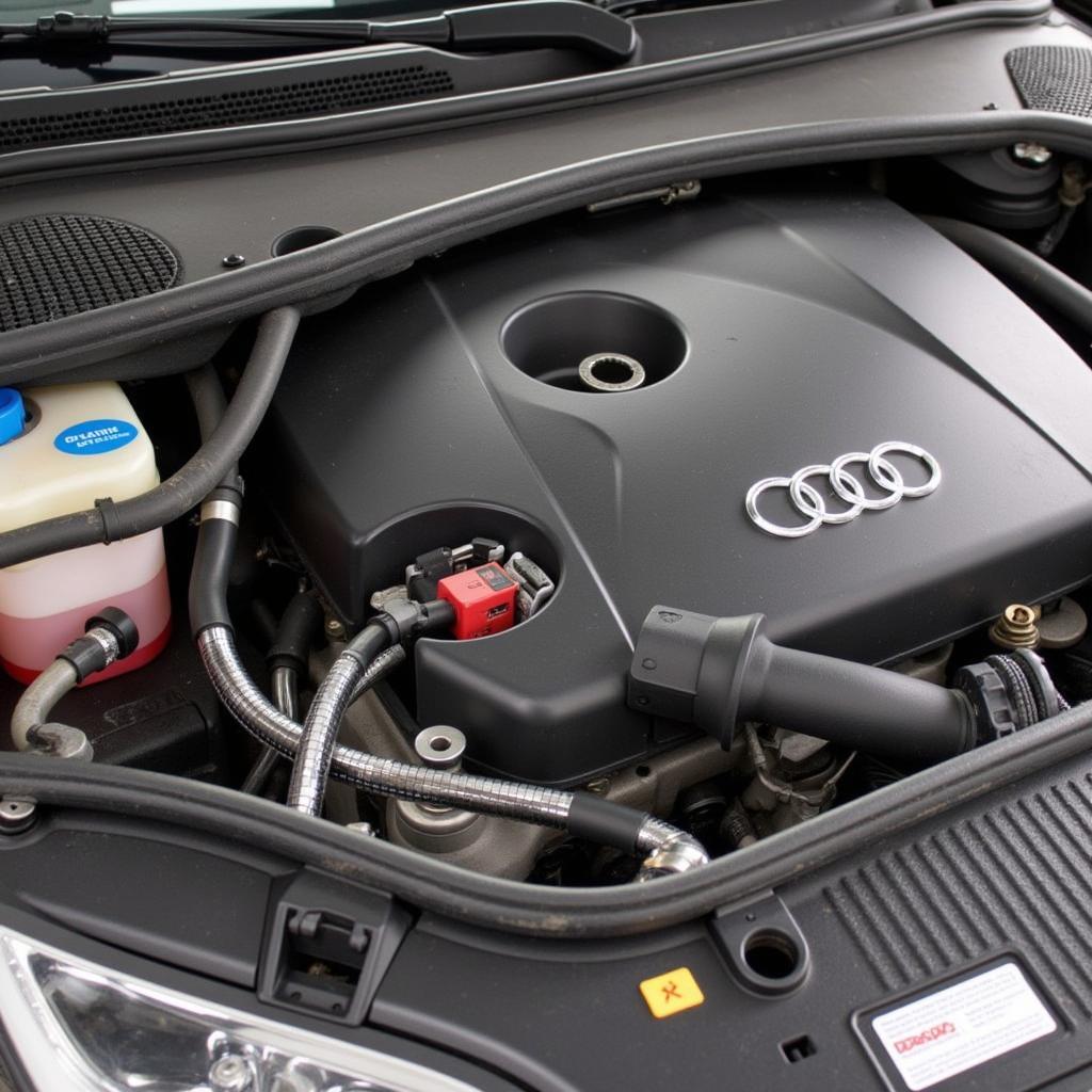 Inspecting the Wiring Harness on an Audi A4