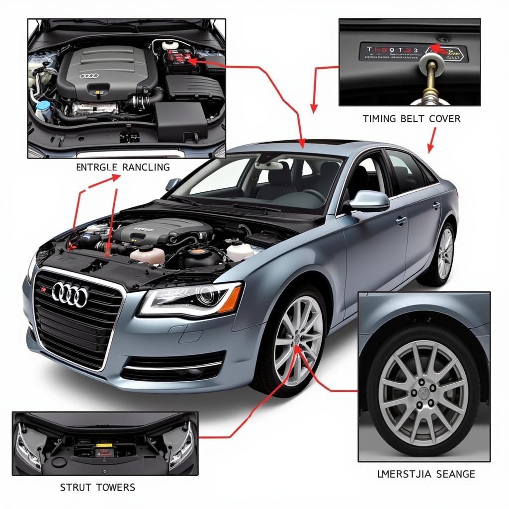 Audi A6 C6 Engine Bay